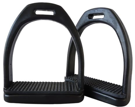 Abaodam 2 pezzi Staffe per Cavallo Antiscivolo Resistenti e Sicure da Supporto Ergonomico per Ginocchia Facili da Montare e Smontare per Equitazione e Trail Riding