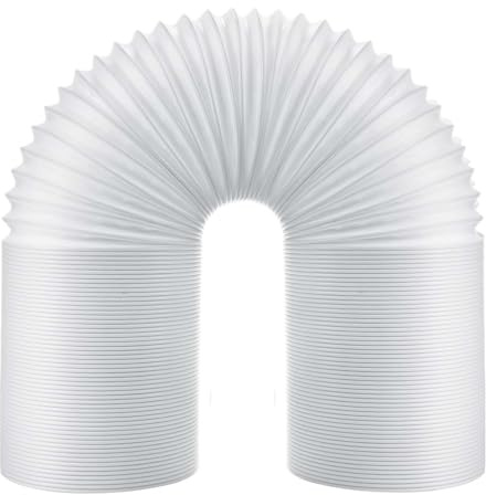 Tubo De Escape De Aire Acondicionado - Manguera De Ventilación Retráctil De 15 Cm Y 13 Cm De Diámetro, Conducto De Alambre De Acero PP Corrugado | Disipación De Calor Para Unidades De Refrigeración Po