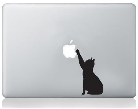 Cat Aufkleber Apple MacBook Laptop Abziehbild Kunst Grafik Vinyl lustig Wandbild