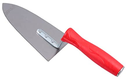 DOITOOL Spatola Per Intonacatura Multifunzione Spatola Per Muratura Impugnatura Comfort in Plastica Rossa