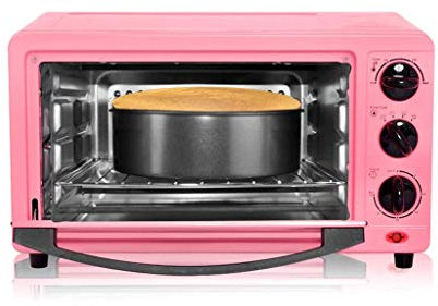 CHYOOP Four Grille-Pain de comptoir Four électrique Four Domestique Comprend Un Plat de Cuisson, Une Grille à Griller et Une Grille à Griller, Four Grille-Pain à Convection en Acier Inoxydable