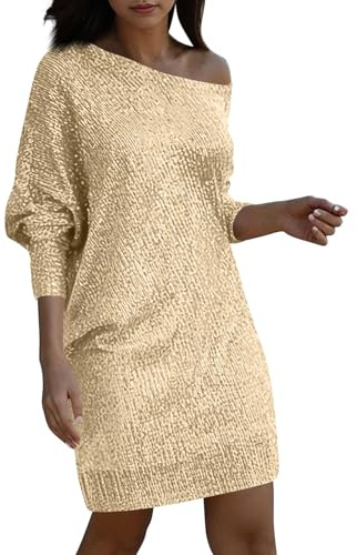 Genérico Vestido Invitada Boda Vestidos De Boda Invitada Lentejuelas Bautizo Novia Largo Trajes Sexy Gasa Ceremonia Gala Comunion Vestir Ropa 2#Oro M