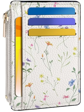 Tipmile Womens Credit Card Holder Wallet, Small Slim RFID Blocking Sleeve