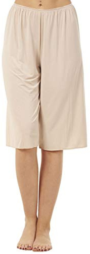 exfaMouSstore Ladies Plain Anti Cling Cooling Underskirt Petticoat Waist Culotte Slip