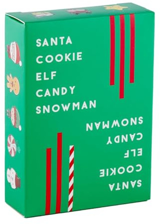 Santa Cookie Elf Candy Snowman Christmas Edition Holiday Card Game by Taco Cat Goat Cheese Pizza | Great for Stockings and White Elephant Gift | Fun for Kids, Teens, Adults, and Families | 2-8 Players