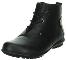 THINK! Kong Sostenible, Piel de Cordero, Botas Cortas al Tobillo Hombre, 10 Negro, 44 EU