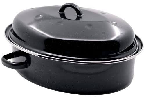 Daubière 38cm Roasty Cook émail noir