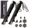 BISINNA Trekking Poles- 2pc/set Folding Aluminum Walking Sticks Hiking Sticks with Quick Lock System, Collapsible, Adjustable, Lightweight for Camping Mountaineering Hiking (2 Length)