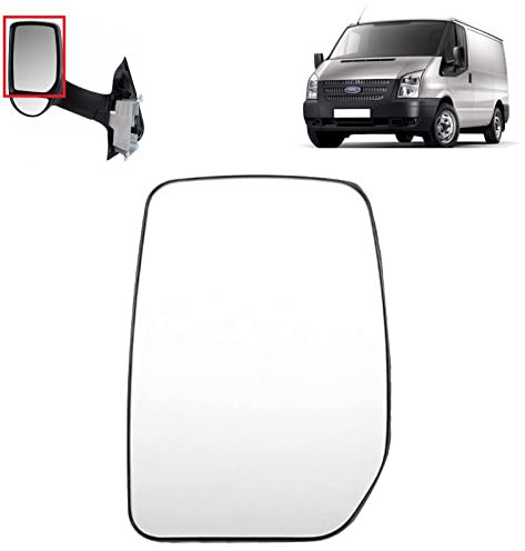 BIAREN Wing Mirror Upper Glass Left Passenger Side Non-Heated For Ford Transit Mk6 Mk7 YC1517K741BA 4059969, Wing Mirror Glass + Back Plate