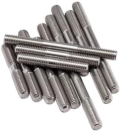 SYDARSYN Barre Filettate a Doppia Estremità in Acciaio Inox 304 Doppio Estremità Filettato Perno Vite Bullone M8x140mm (3 Pezzi)