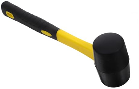DOITOOL Martello Di Gomma Per Campeggio All'aperto Maglio Morbido Per Progetti Di Pavimentazione in Legno Mini Martello Strumento Versatile Per Picchetti Da