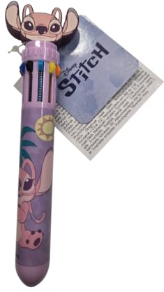 Stitch Penna – Skolpenna med tecknad karaktär, perfekt för barn, tonåringar och fans av Disney-universum, Stitch, Talla única, Licensierad