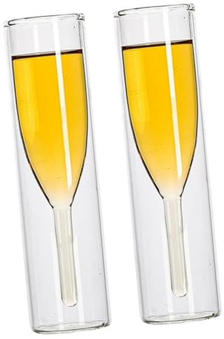 TOPPERFUN 2Pezzi Bicchieri per Cocktail per Feste Matrimonio e Decorazioni da Spiaggia