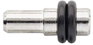 100 Stück Fachbodenträger MARS II mit Gummiringe für 5 mm Bohrloch Regalfachträger für Glasplatten