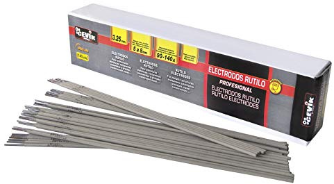 CEVIK PRO - Electrodos Soldadura 3,25 mm - Pack 140 Unidades - Soldadura MMA - AWS E6013 - Rutilo Accesorios Soldadura Electrodo - Arco Estable - Fácil Encendido - Soldadores Domésticos/Profesionales