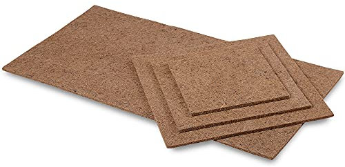 Natursache Reptilienteppich aus Kokosfaser, 30x30cm, 5 Stück, mit Latex Beschichtung