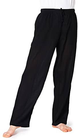 PANASIAM K-Summer-Pants PaSalu, Black, L