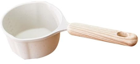 Hemobllo Casserole à Fondre Marmite Métal Avec Bec Verseur Petite Casserole Pour Chauffage Du Lait Et Beurre