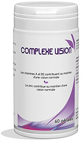 Phytosud Complexe Vision Complément Alimentaire Naturel Yeux Nutriments Maintien Vision Lutéine Zéaxanthine Myrtille, Vegan, 60 Gélules, 1 Unité