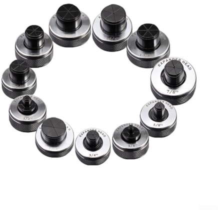 1 cabezal expansor de 10 a 42 mm adecuado para expansor de tubo CT-100 o CT-300, cabezal expansor de estampación, cabezal de expansión de tubo hidráulico (28 mm)
