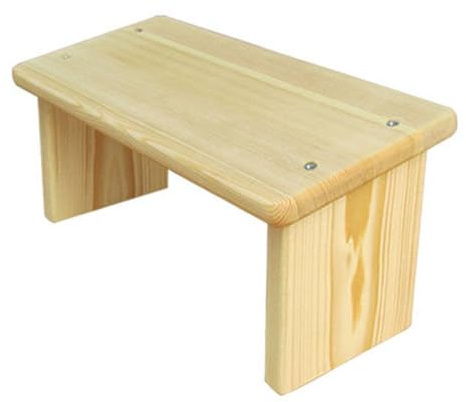 rockible Banc de Méditation, Tabouret de Méditation Ergonomique en Bois, Banc de Prière Robuste, Confortable pour S'agenouiller Ou S'asseoir, 42x18x17,5cm