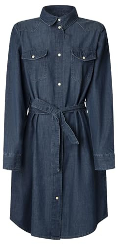 Pepe Jeans Denim Shirt Dress Victoria Vestido Mujer (Pack de 1)