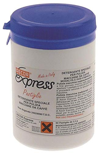 Cafetera eléctrica limpiador ascor Express 150 g 60 Pastillas à 2,5 g
