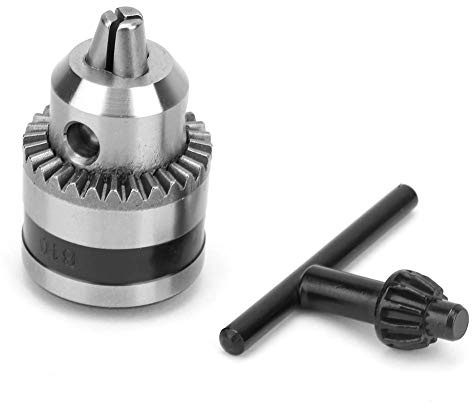 Mandrin de perçage B10, adaptateur de mandrin de 0,6 à 6 mm Type de clé Mandrin de fraisage en acier inoxydable avec clé