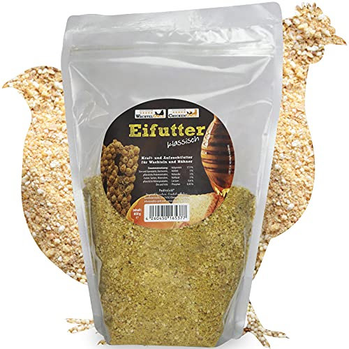 federgold Eifutter klassisch 850g - Aufzucht, Kraftfutter, fördert das Wachtstum