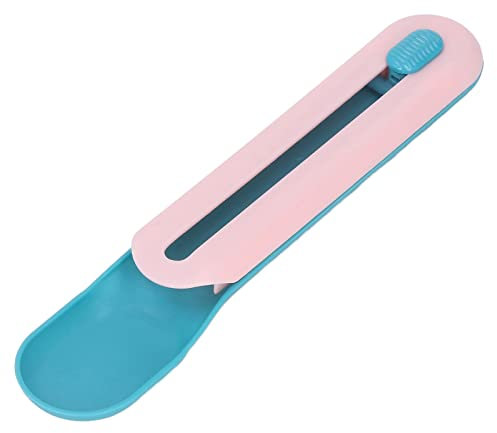 Atyhao Cat Wet Treats Dispense Spoon, Pet Feeder Spoon Cat Strip Squeeze Spoon for Lickable Wet Liquid Snack Feeding
