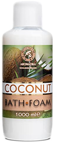 Badeschaum Kokos1000 ml - Aromatherapie Badewanne - Badezusatz - Baden - Körperpflege - Schaumbäder - Schönheit - SPA - Aromatherapie - Badeschaum Coconut