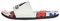 adidas Damen Adilette Comfort Slides, Off White/Core Black/Core Black, 44.5 EU