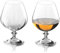 DIAMANTE Juego de 2 vasos de coñac para brandy con efecto óptico, diseño de Mirage