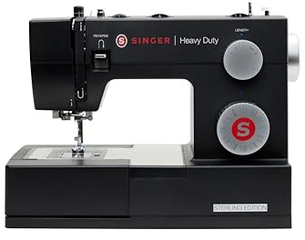 Singer HD4432 Sterling Edition Sewing Machine, Metal Plastic, Black