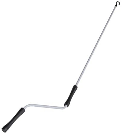 Baoblaze Awning Crank Handle Winder Stable Hand Crank Gear Hardware Canopy Fittings for Outdoor Patio Rain Canopy Accessories,Black-1.0M