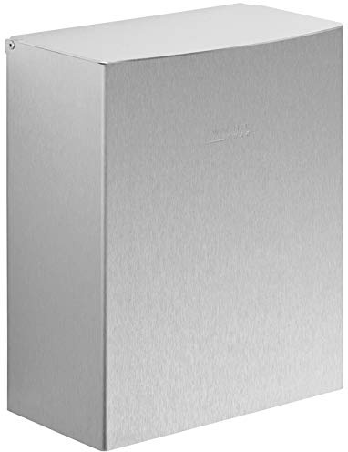 Wagner Ewar Hygiene-Abfallbehälter 5l WP179 Edelstahl für Aufputzmontage, Variante:Edelstahl matt