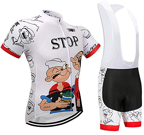 Maillot Ciclismo Kits Hombre Ropa Ciclismo Traje Ciclismo Maillot Ciclismo Hombre Manga Corta MTB Jersey 9D Gel Pantalones Hombre Verano Ciclismo Ropa Transpirable Secado Rápido