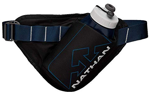 Nathan Peak Hydration Waist Pack with Storage Area & Run Flask 18oz – Running, Hiking, Camping, Cycling
