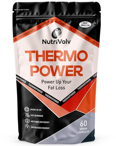 ThermoPower 1000mg | Thermogenic Fat Burner Increased Energy & Boost Performance | 60 Capsules