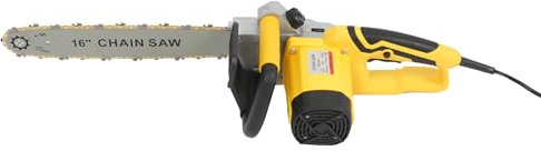 Motosega elettrica 2000 W, motosega a mano, in metallo, lubrificazione automatica, catena regolabile, lunghezza 40 cm, per tutti i tipi di legno
