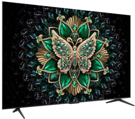 TCL 55C6K 55 QD-Mini LED TV, 4K HDR Premium 1000nits, Smart TV con tecnologia Google TV (Dolby Vision IQ e Atmos, sistema audio Onkyo 2.1, Motion Clarity Pro a 144 Hz, Game Master)