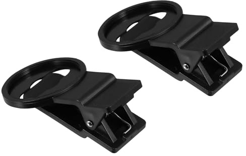 DOITOOL Clips Material Abs de 37mm para Lentes de Teléfono Móvil Tornillo Antideslizantes y Fáciles de Usar Pack de 2 Unidades para Fotografía Móvil