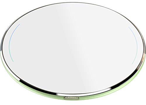 TOZO W1 Wireless Charger 10W Delgado Aviación Aluminio Computadora Tecnología de Control Digital Cargador Rápido (sin Adaptador de Corriente)