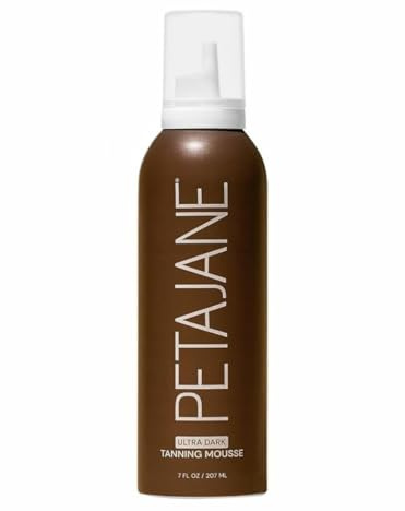 Ultra Dark Tanning Mousse 7oz - Made in the USA - Fast-Absorbing, Non-Sticky, Streak-Free, Vegan, Sunless Tanner for All Skin Types