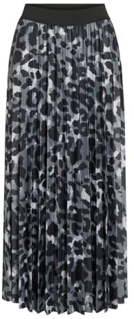 Vila VINITBAN - Gonna a Pieghe da Donna, Grigio Glacier., XL
