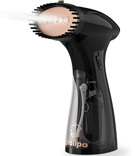 Rolipo Handheld Clothes Steamer, Compact Garment Steamer for Home, Travel & Office, 25g/min Fast Heat-Up, Lightweight and Portable Wrinkle Remover Steam Generator Accessories