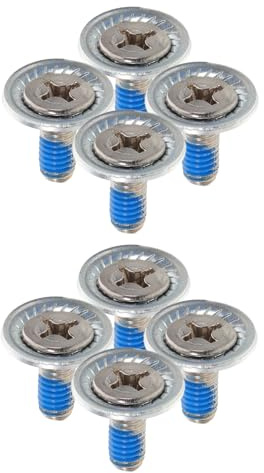 CIYODO 8 Tornillos de Fijación para Snowboard Acero Inoxidable con Arandelas Kit de Hardware para Fijaciones de Esquí Repuesto Compatible Tablas Estándar Montaje Seguro para