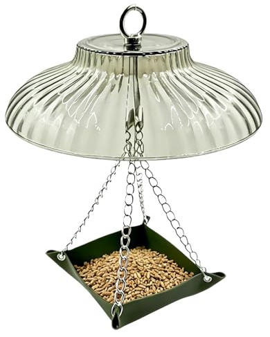 Mangiatoia per | Resistente agli scoiattoli resistenti alle intemperie,Mangime per colibrì per finestre,Giardino Balcone Ringhiera Finestra Alberi Alimentazione