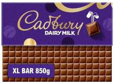 Cadbury Dairy Milk Chocolate Gift Bar, Extra-Large 850 g (Pack of 1) | Indulge in a Creamy, Smooth Treat, For Gifting & Sharing