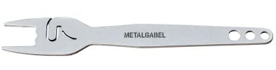 Metalgabel Heavy - Pommesgabel aus Edelstahl - Full Metal Pommes